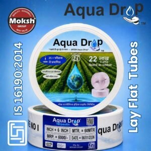 AQUA DROP - Lay Flat Tubes - 6 inch